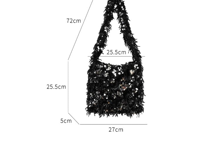 Fringed Bag Crossbody Sequin