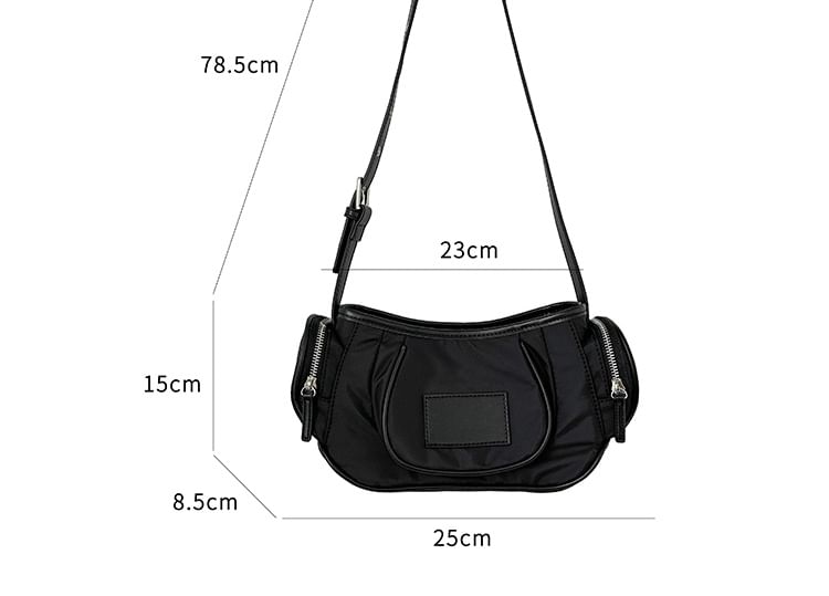 Applique Nylon Bag Shoulder