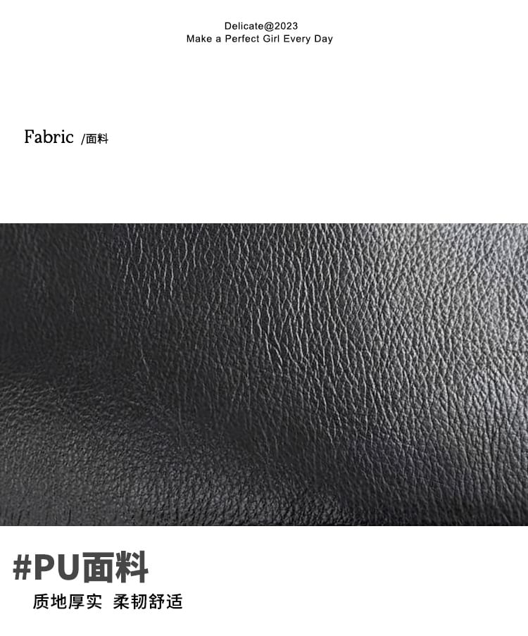 Plain Bag Tote Faux Leather