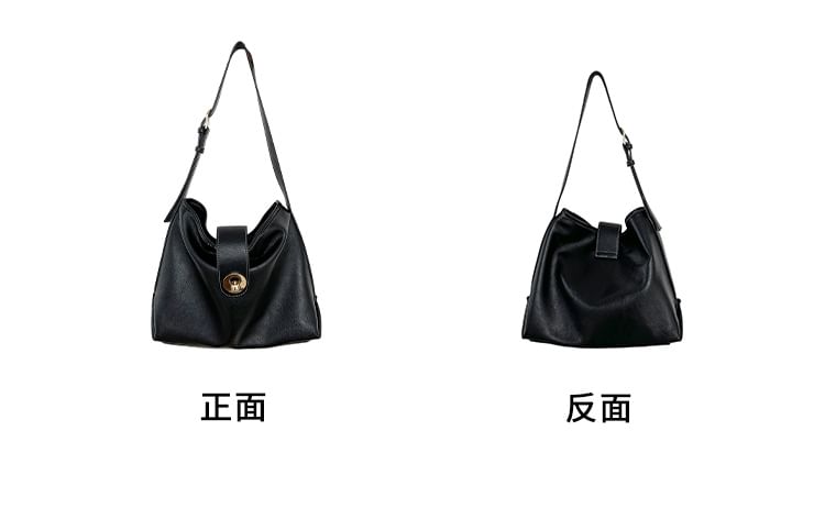 Plain Bag Tote Faux Leather