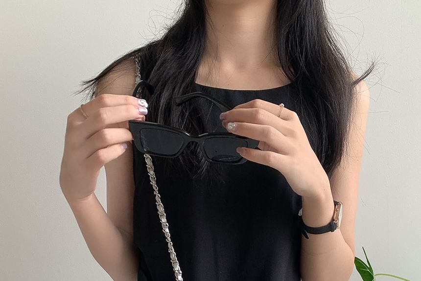 Bag Strap Heart Crossbody Quilted Chain