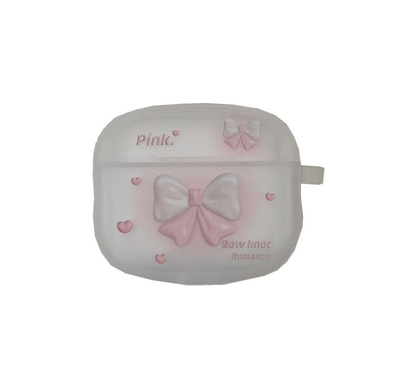 Bow Print AirPods Earphone Case Skin