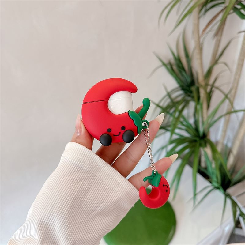 Chili AirPods / Pro Earphone Case Skin / Charm / Set
