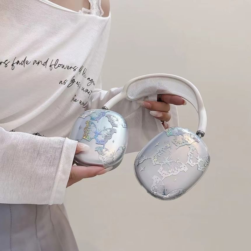 Butterfly Holographic Transparent AirPods / Pro Earphone Case Skin