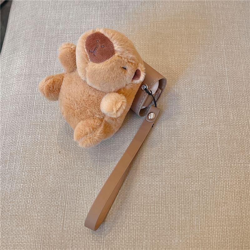 Capybara Plush Strap AirPods / Pro Earphone Case Skin