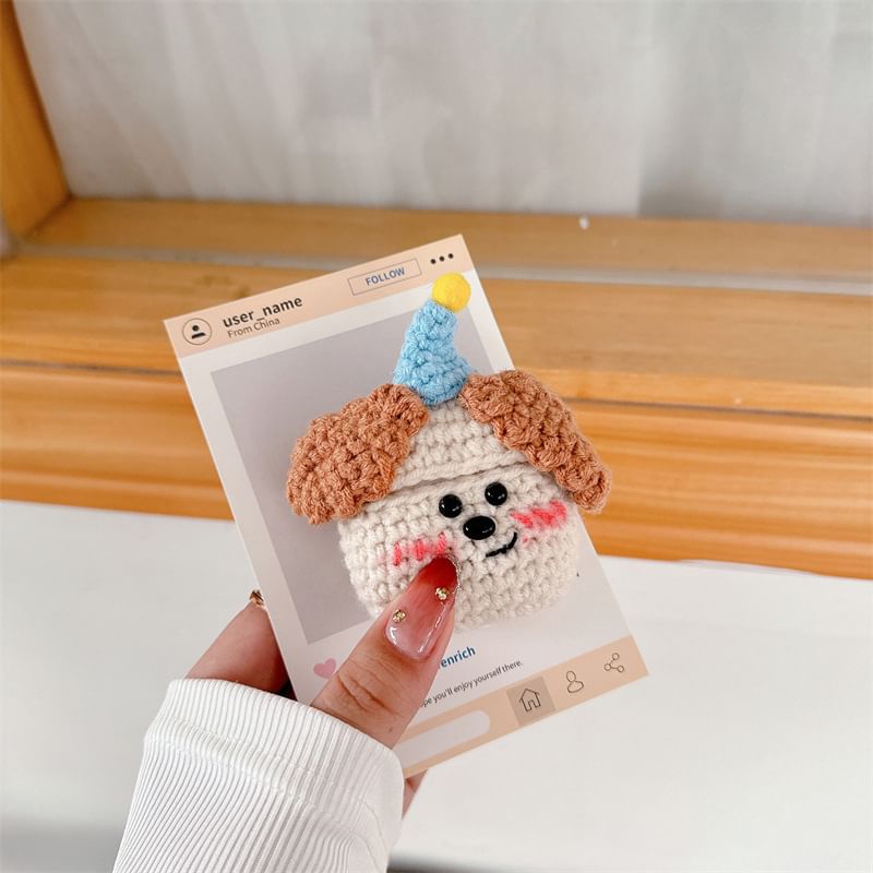 Dog Knit AirPods / Pro Earphone Case Skin