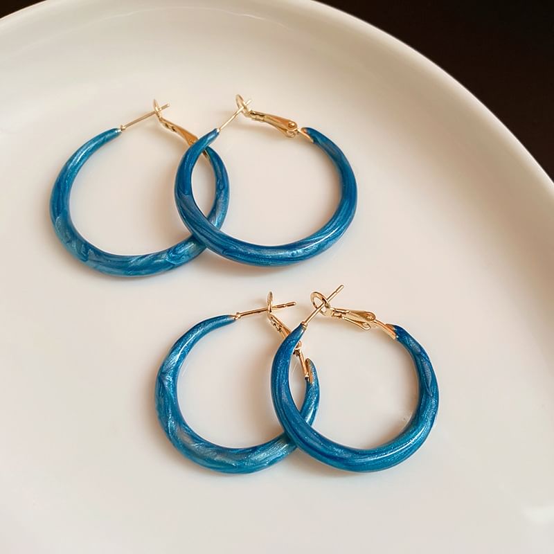 Earring Hoop Glitter