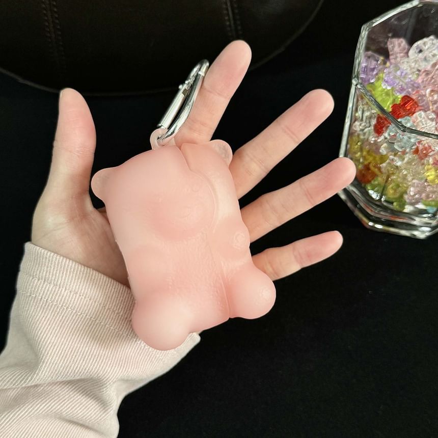 Bear Fluorescent Silicone AirPods / Pro Earphone Case Skin