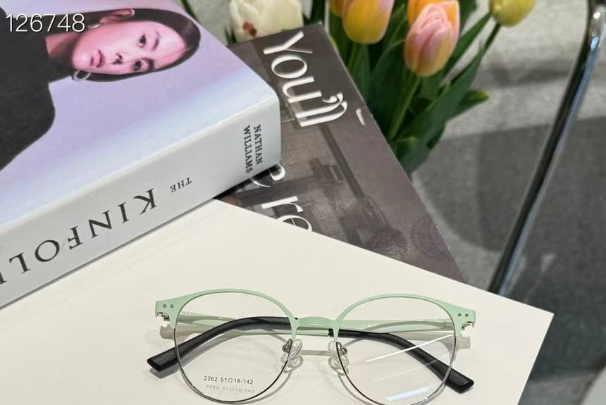 Glasses Clip Sunglasses Metal Round On With