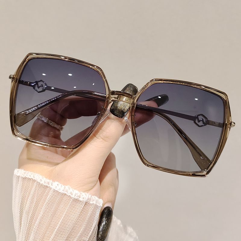 Oversized Sunglasses Geometric