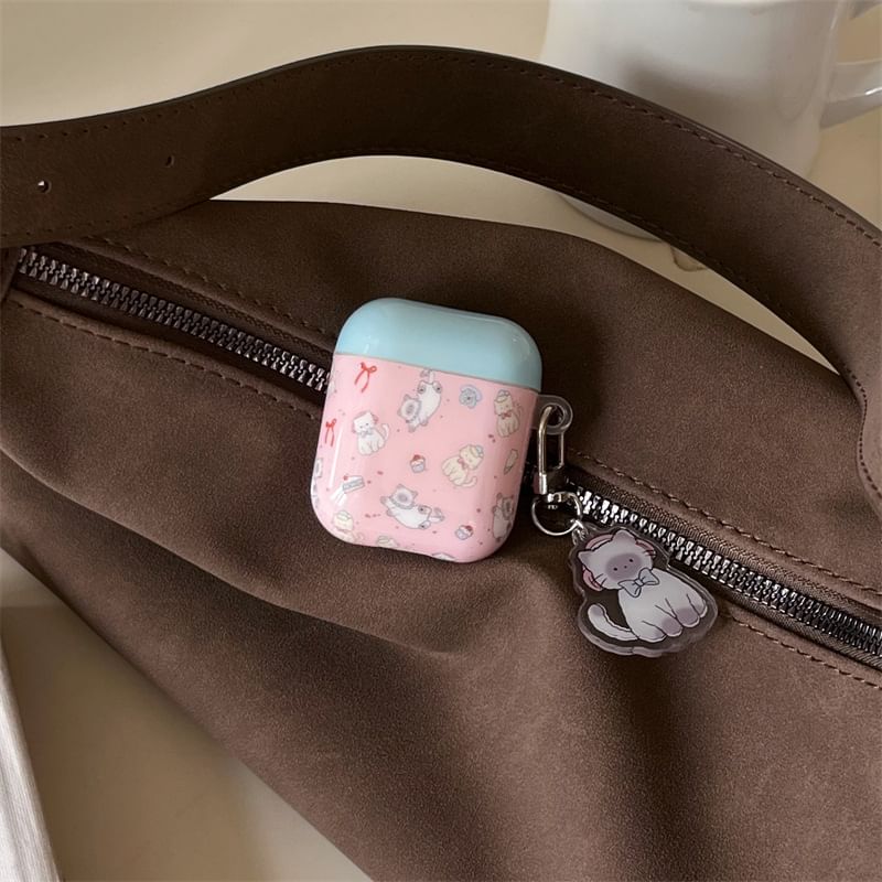 Cat Print AirPods / Pro Earphone Case Skin