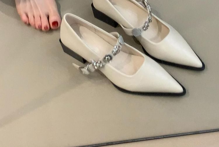 Jane Pointed Shoes Mary Toe