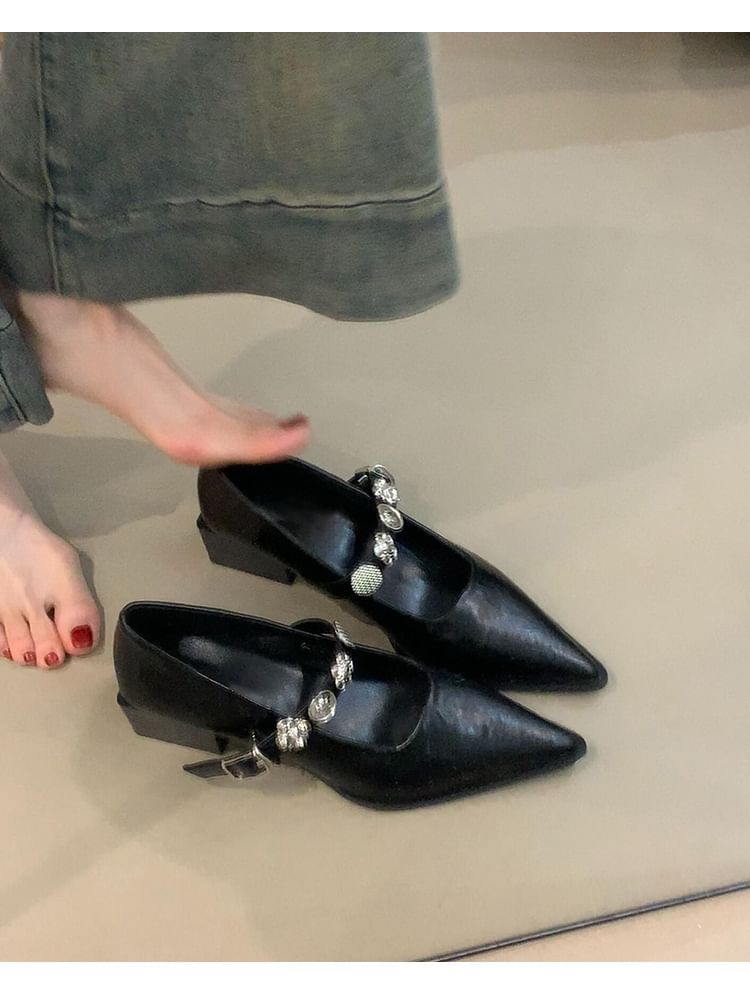 Jane Pointed Shoes Mary Toe