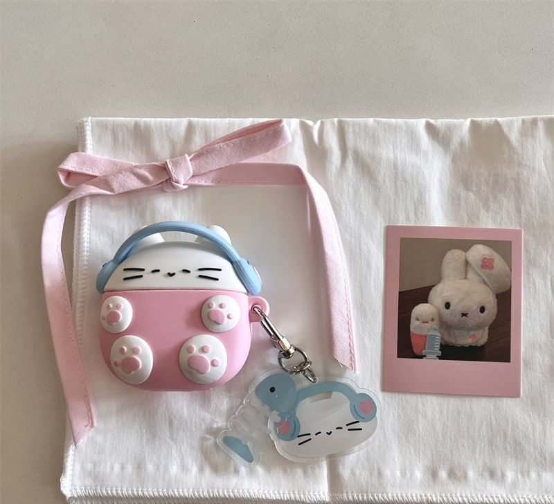 Pro Skin Case / Earphone with AirPods Apple Charm Cat
