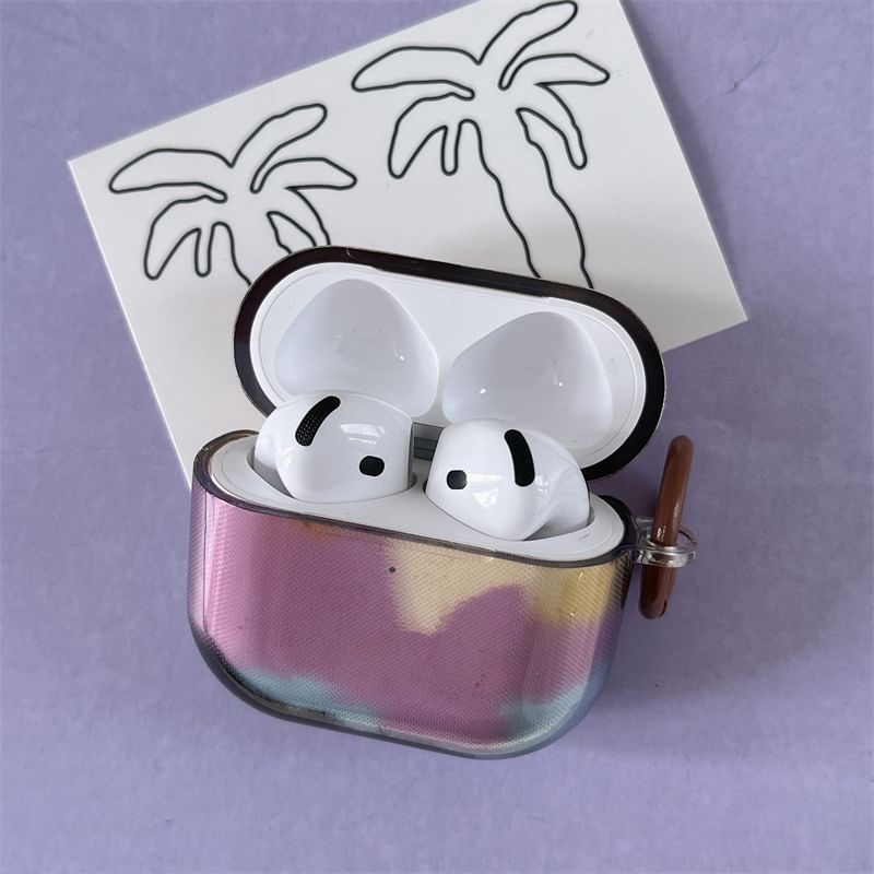 Color Block AirPods Earphone Case Skin