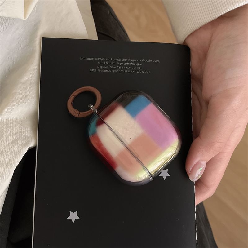 Color Block AirPods Earphone Case Skin