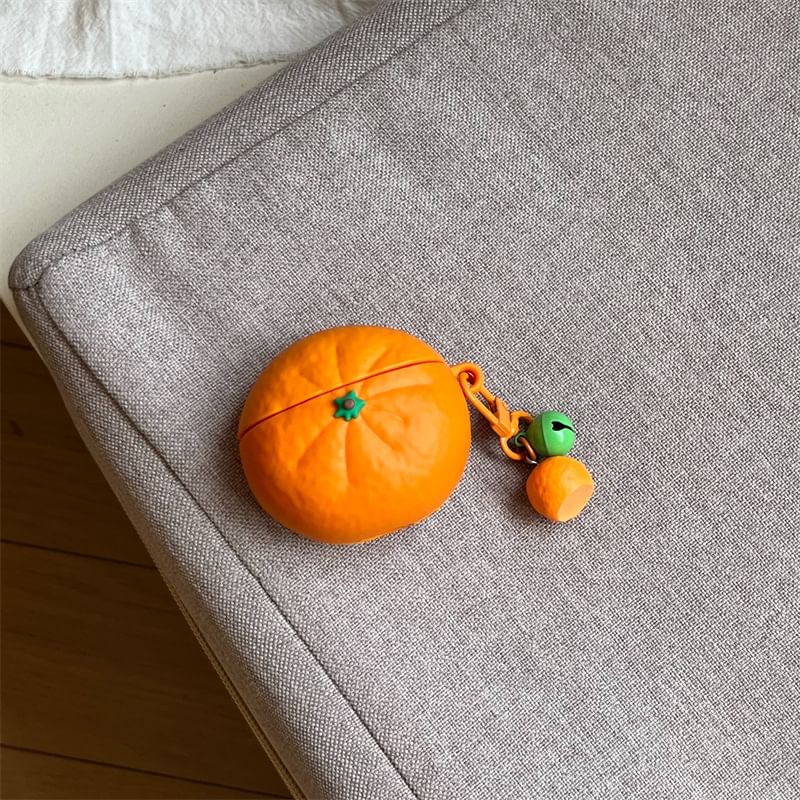 Earphone Skin AirPods / Charm Case with Apple Pro Orange