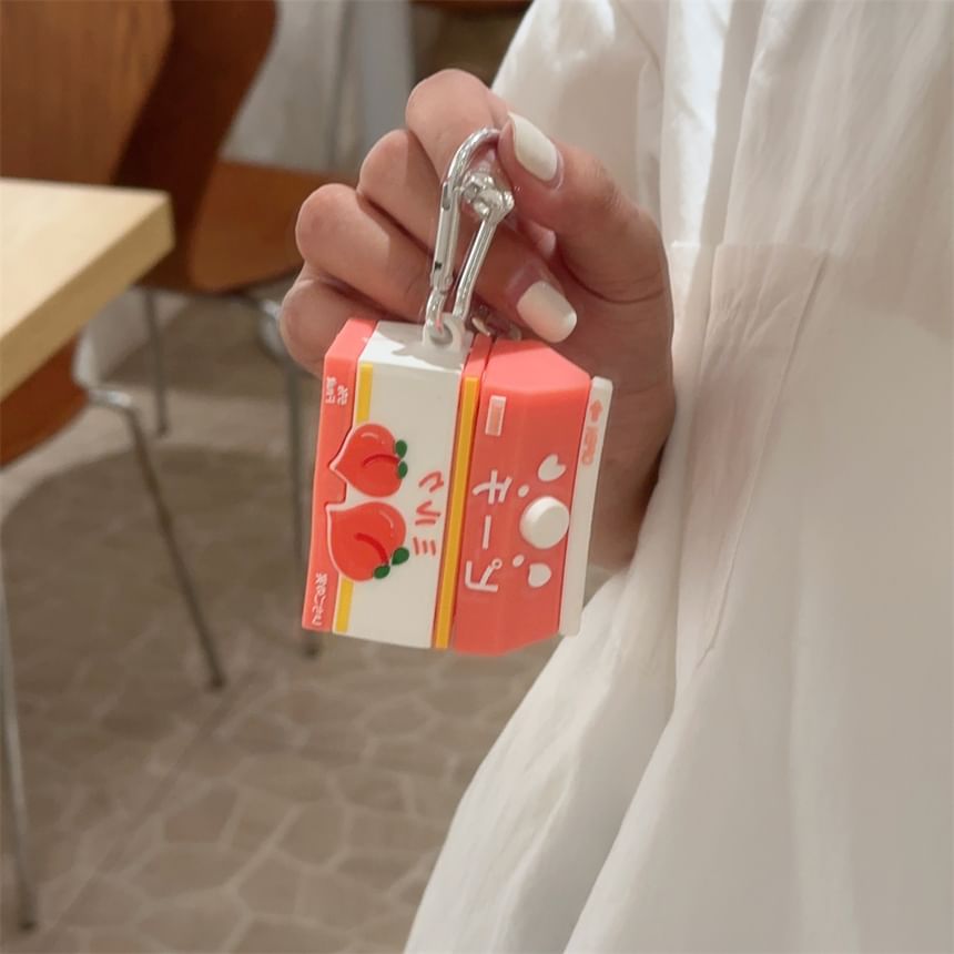 Peach Carton AirPods / Pro Earphone Case Skin