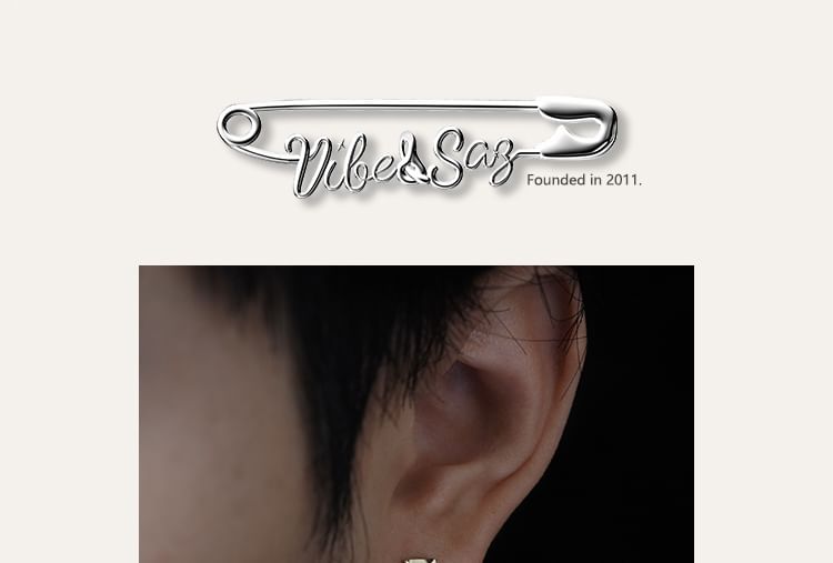 Rhinestone Square Stud Earring