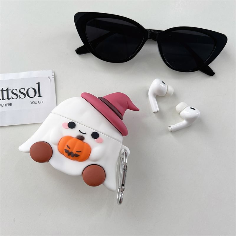 Halloween Pumpkin Ghost Apple AirPods / Pro Earphone Case Skin