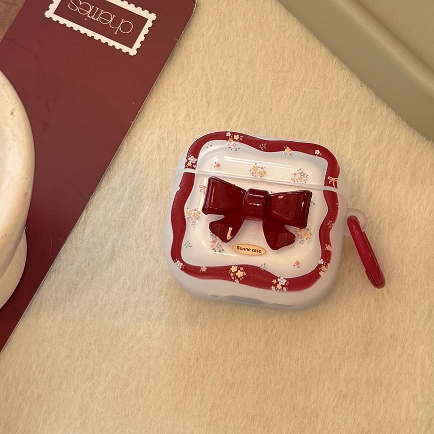 Floral Bow Apple AirPods / Pro Earphone Case Skin