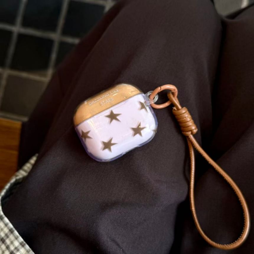 Star Apple AirPods / Pro Earphone Case Skin with Strap