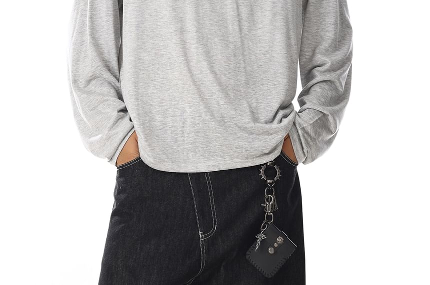 Off-Shoulder Ribbed Slit Knit Top & High Waist Mini Skirt Set