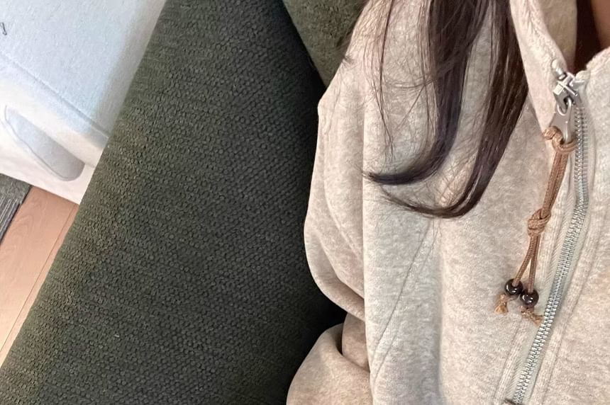 Half-Zip Stand Collar Plain Pullover