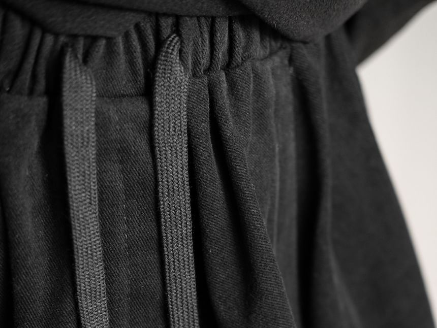 Asymmetrical Maxi A-Line Skirt High Waist