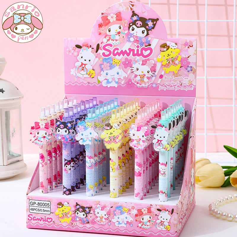 Kawaii Black Ink Press Pens KI408