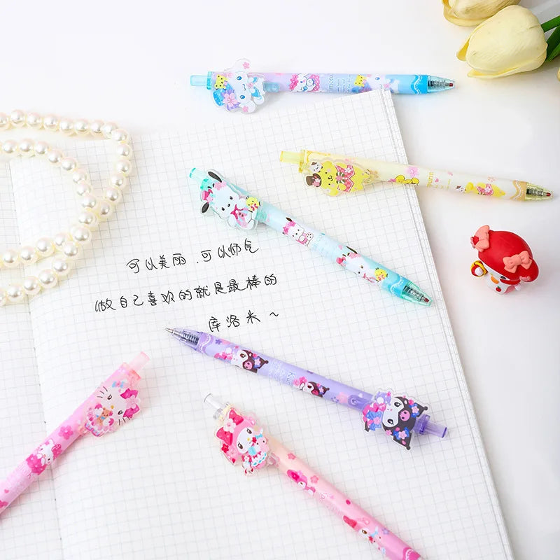 Kawaii Black Ink Press Pens KI408