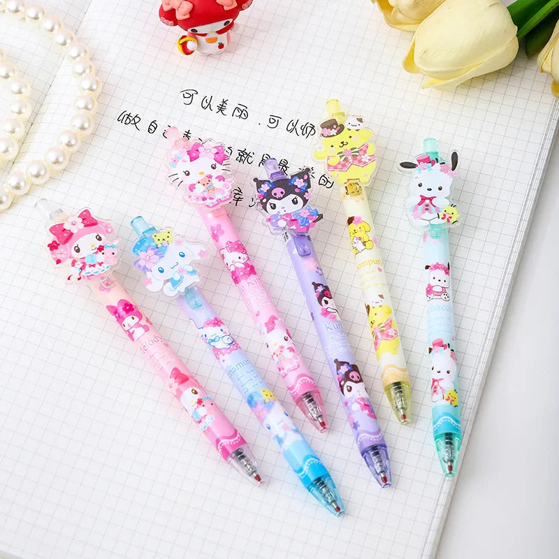 Kawaii Black Ink Press Pens KI408