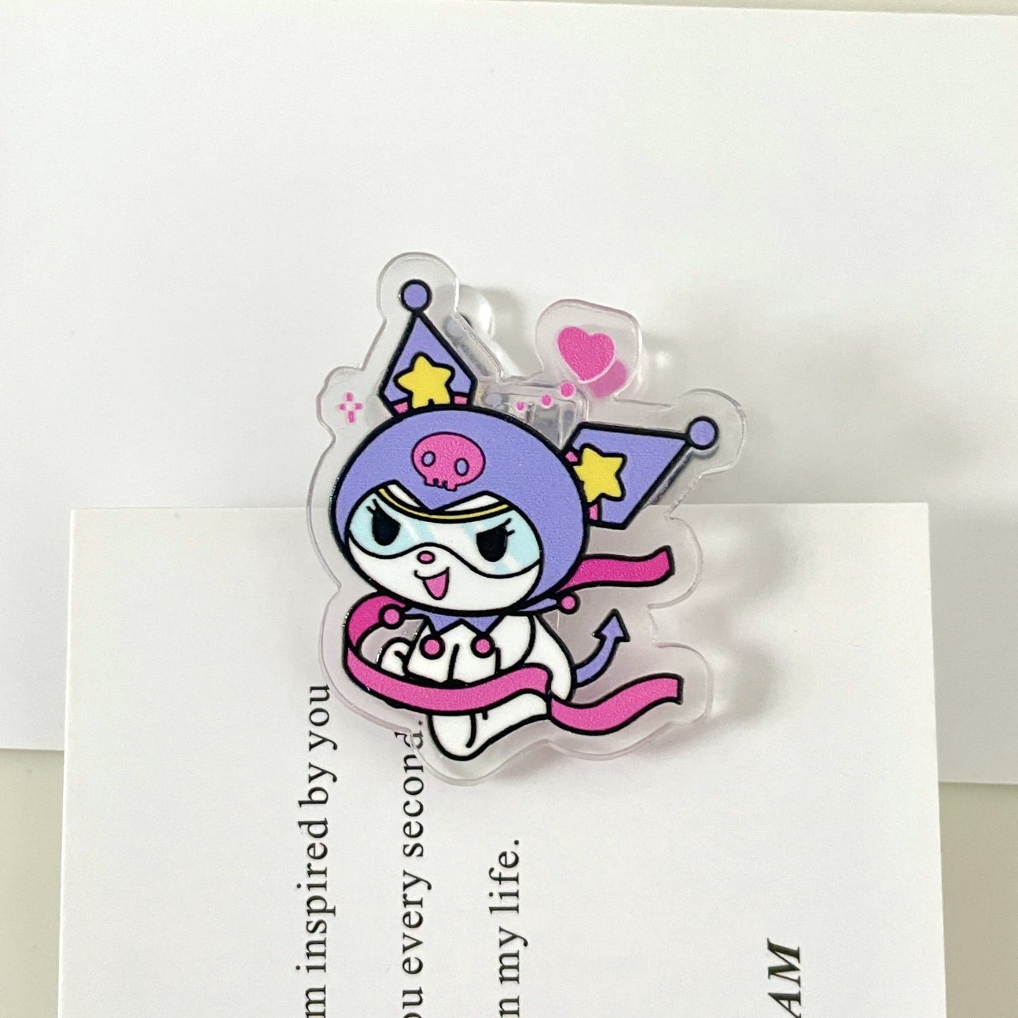 Kawaii Sports Design Snack Clip