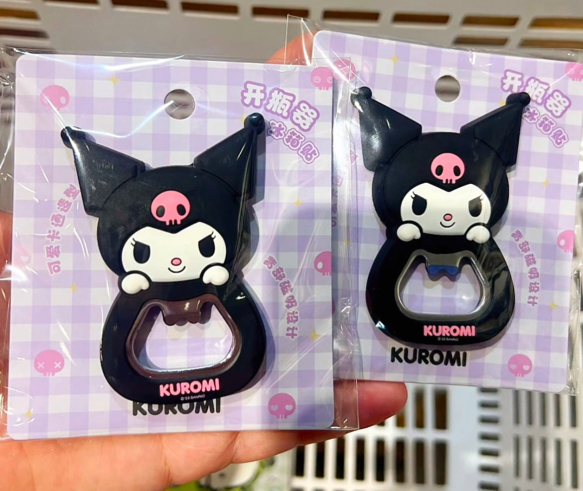Cartoon Bottle Opener Refrigerator Magnet