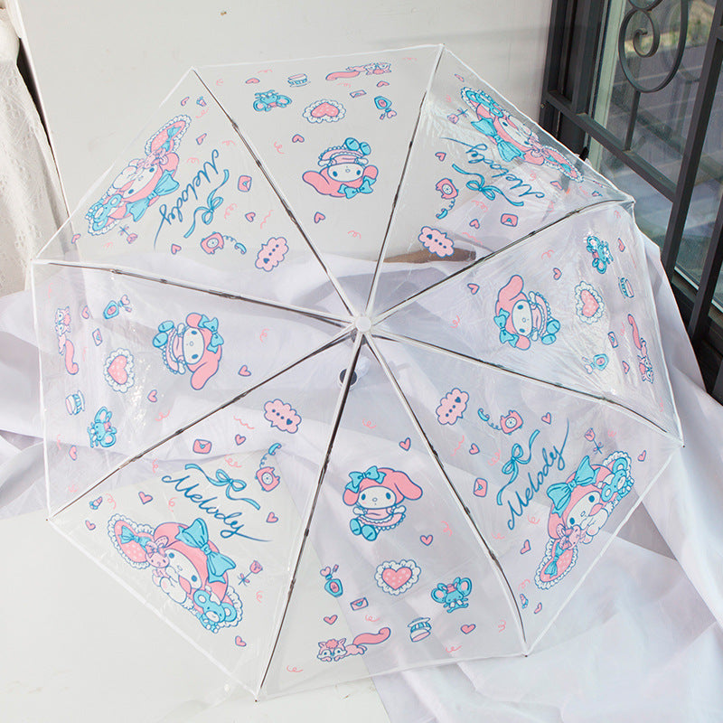 Cartoon Transparent Umbrella
