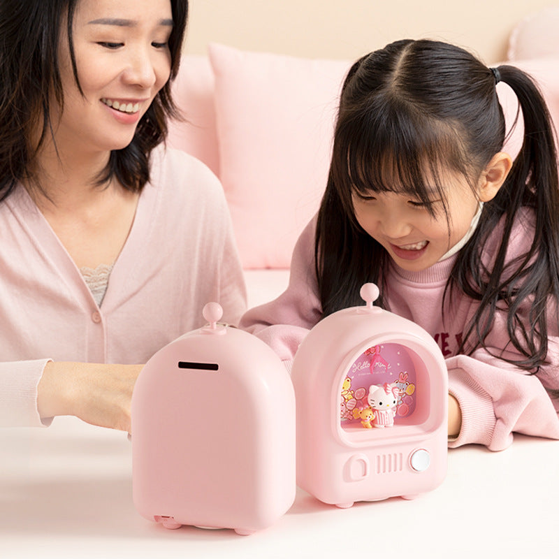 Cute Coin Bank With Night Light
