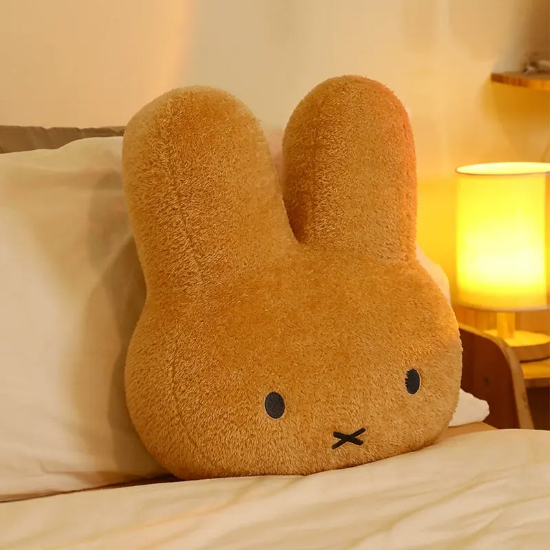 Bunny Head Plush Cushion