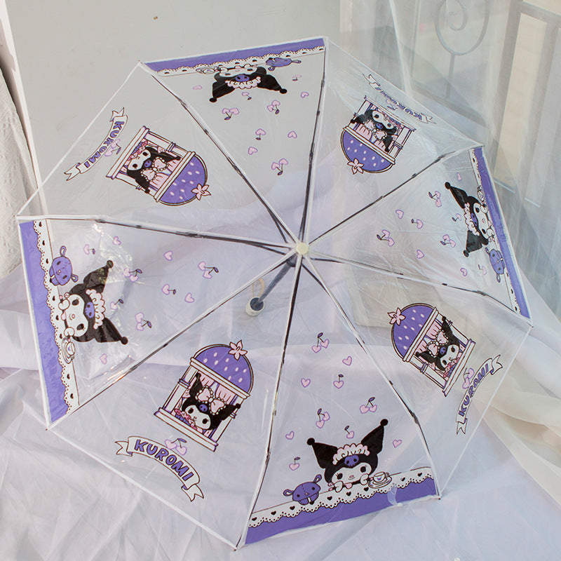 Cartoon Transparent Umbrella