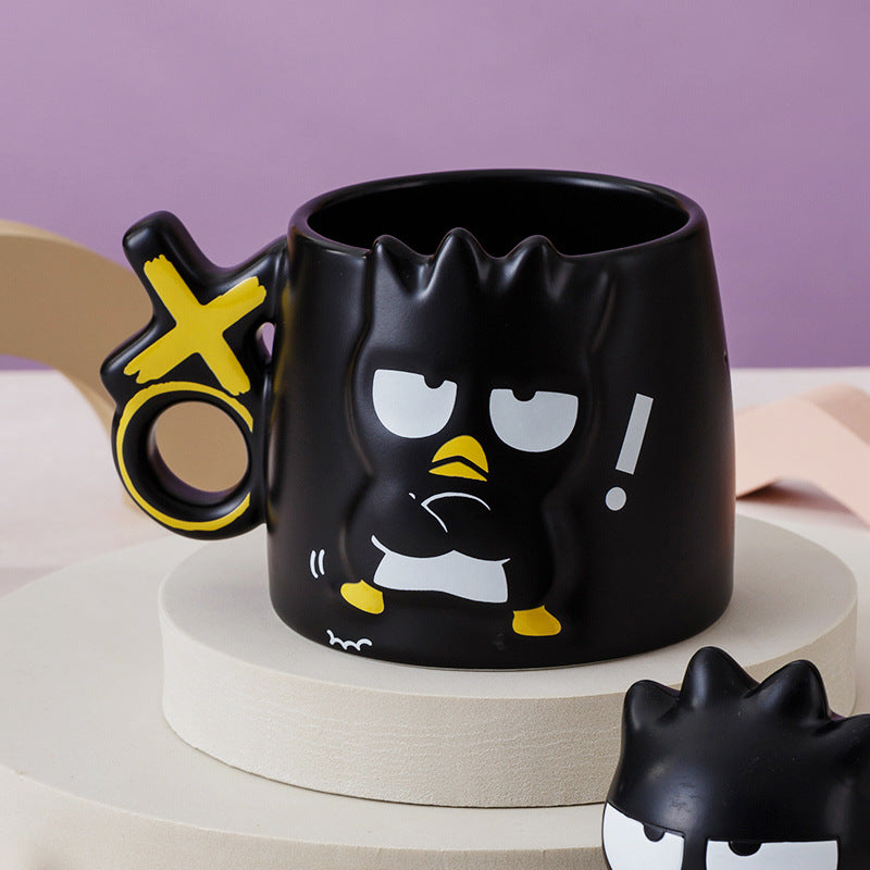Cute Carton Mug with Spoon