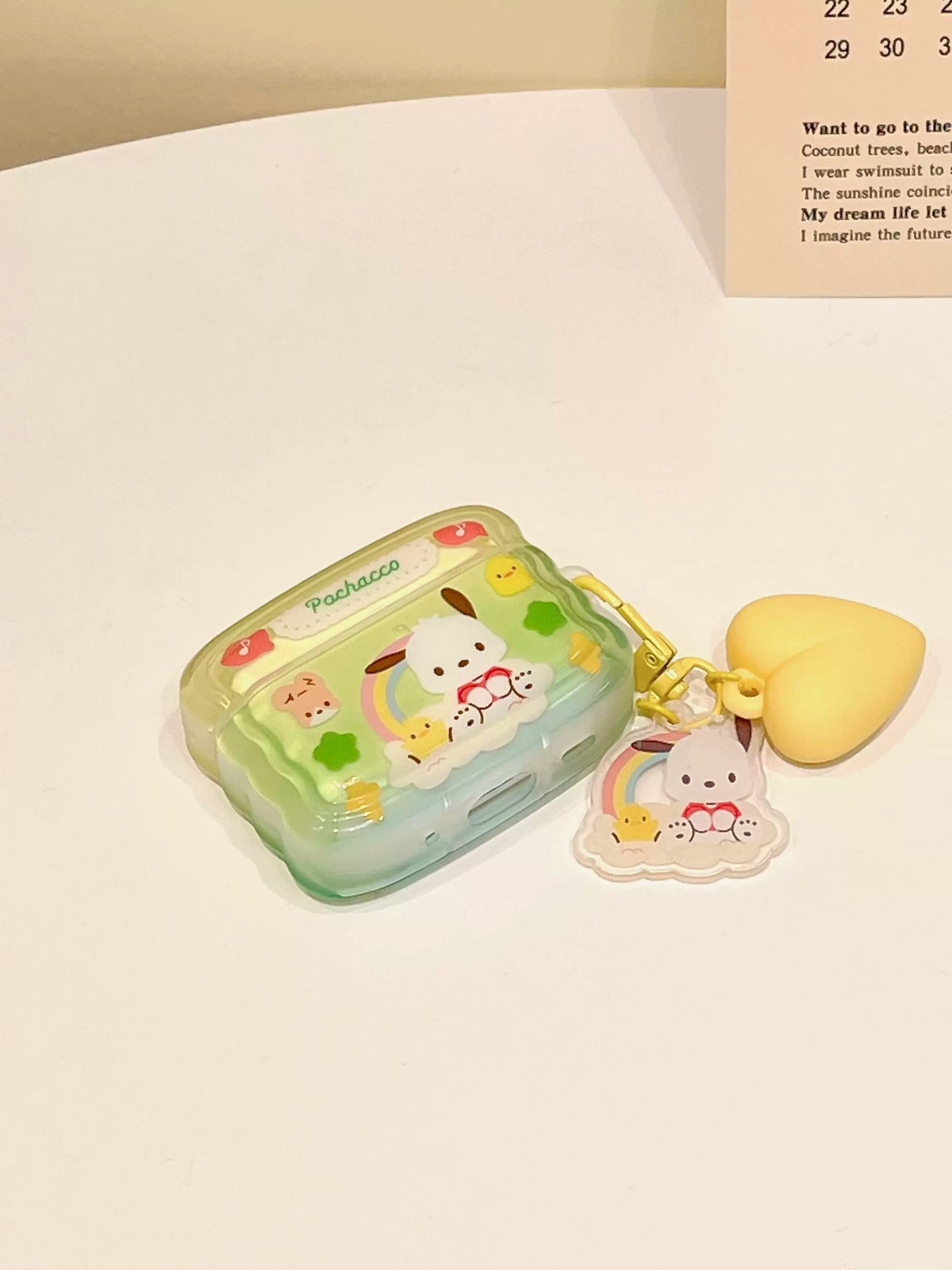 Étui pour écouteurs AirPods coloré de dessin animé