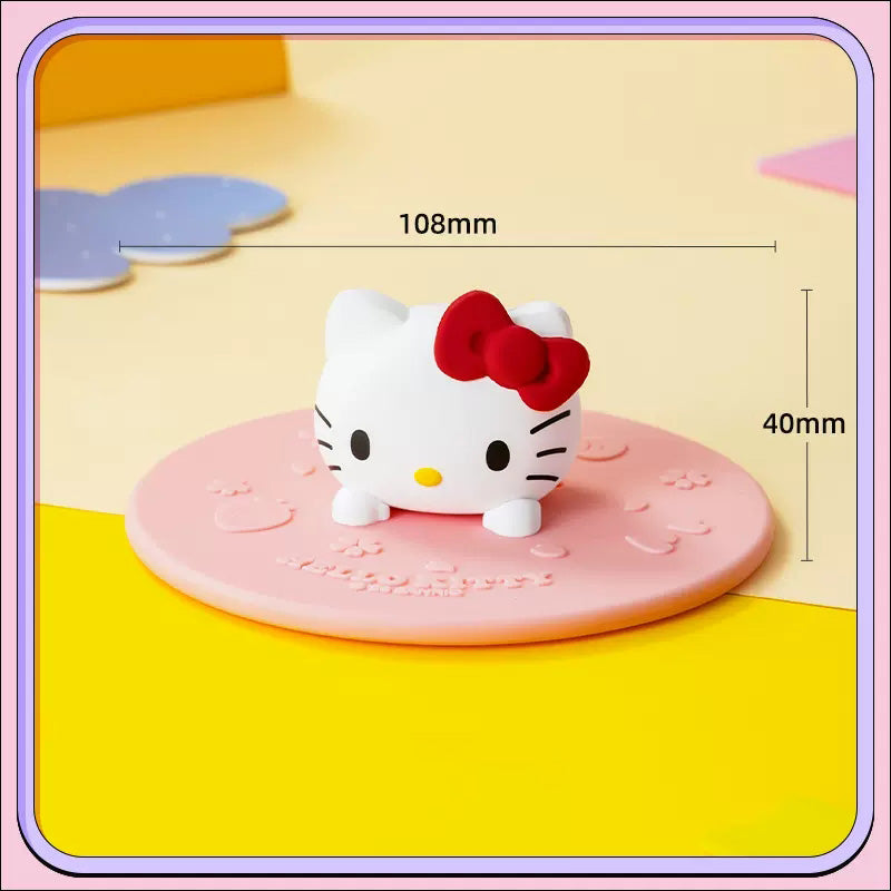 Cartoon Silicone Cup Lids