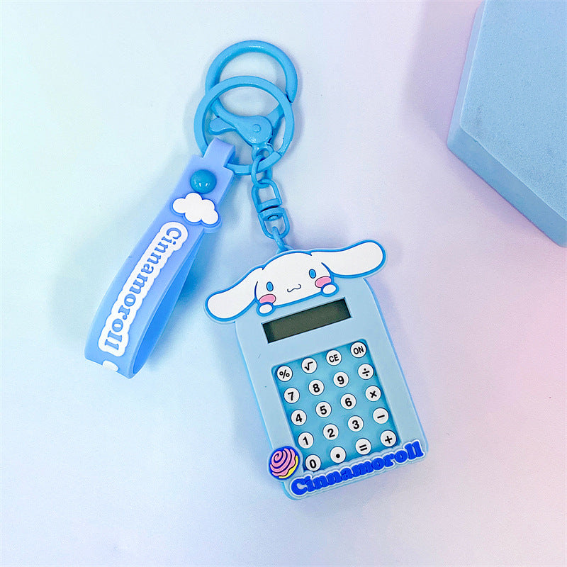 Porte-clés calculatrice Kawaii