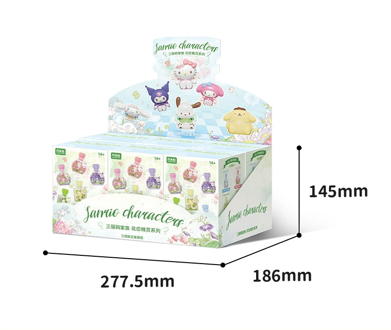 The Flower Angel Wishing Bottle DIY building blocks blind box