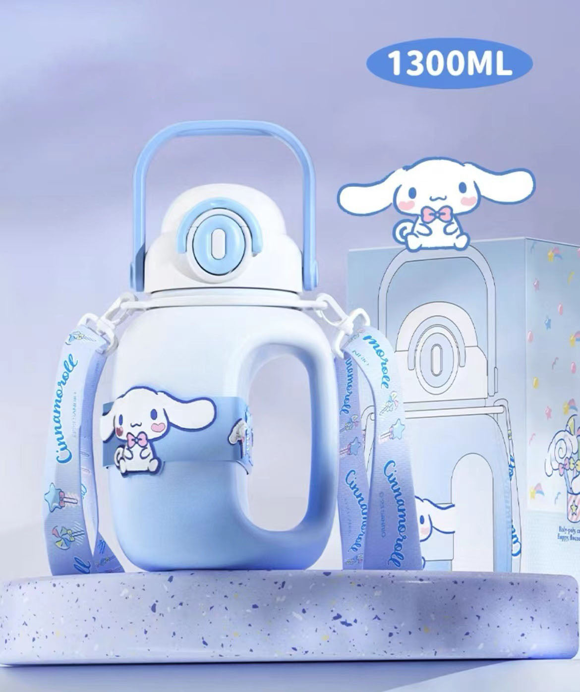 Kawaii Big Water Bottle (1300ml)