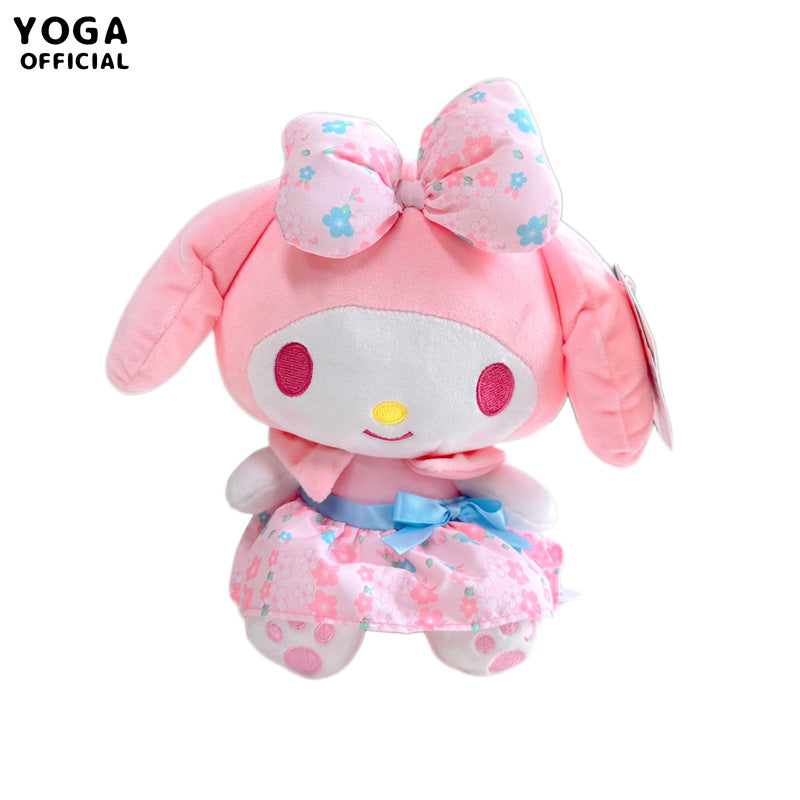 Cartoon Peach Blossoms Plush Toy 7in