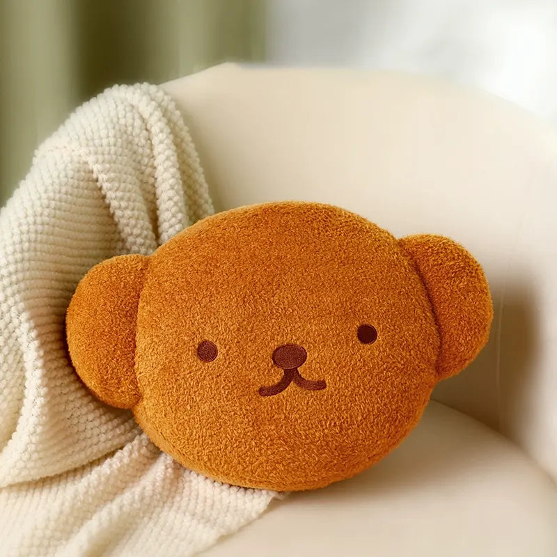 Bunny Head Plush Cushion