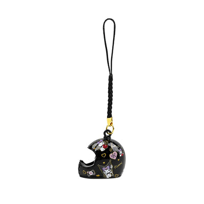 Porte-clés clochette au design de casque mignon