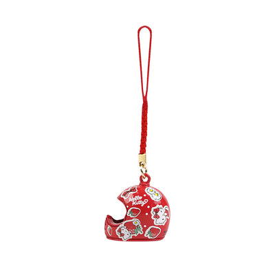 Porte-clés clochette au design de casque mignon