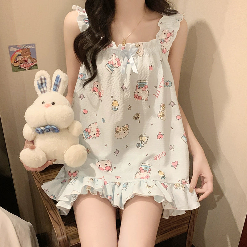 Ensemble de pyjamas à motifs de dessins animés