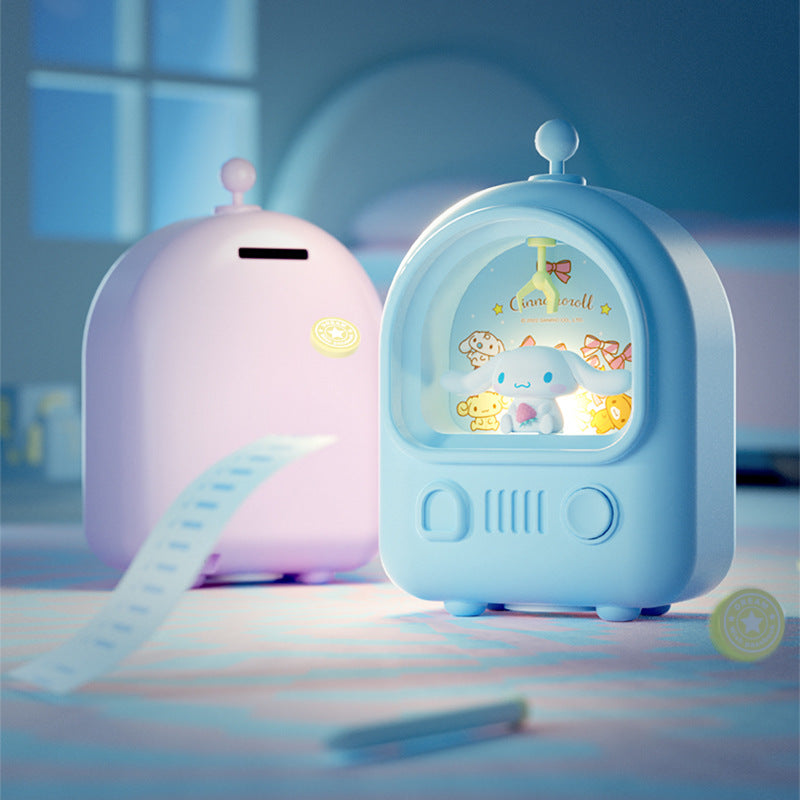 Cute Coin Bank With Night Light
